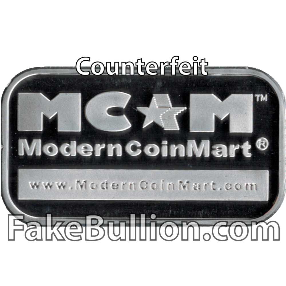 Modern Coin Mart Fake Silver