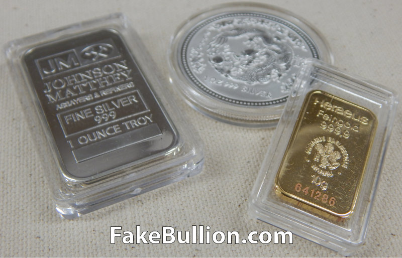 Counterfeit platinum PAMP Suisse bar in fake packaging surfaces