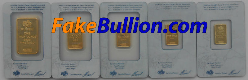 Fake PAMP Gold Bars - Veldt Gold