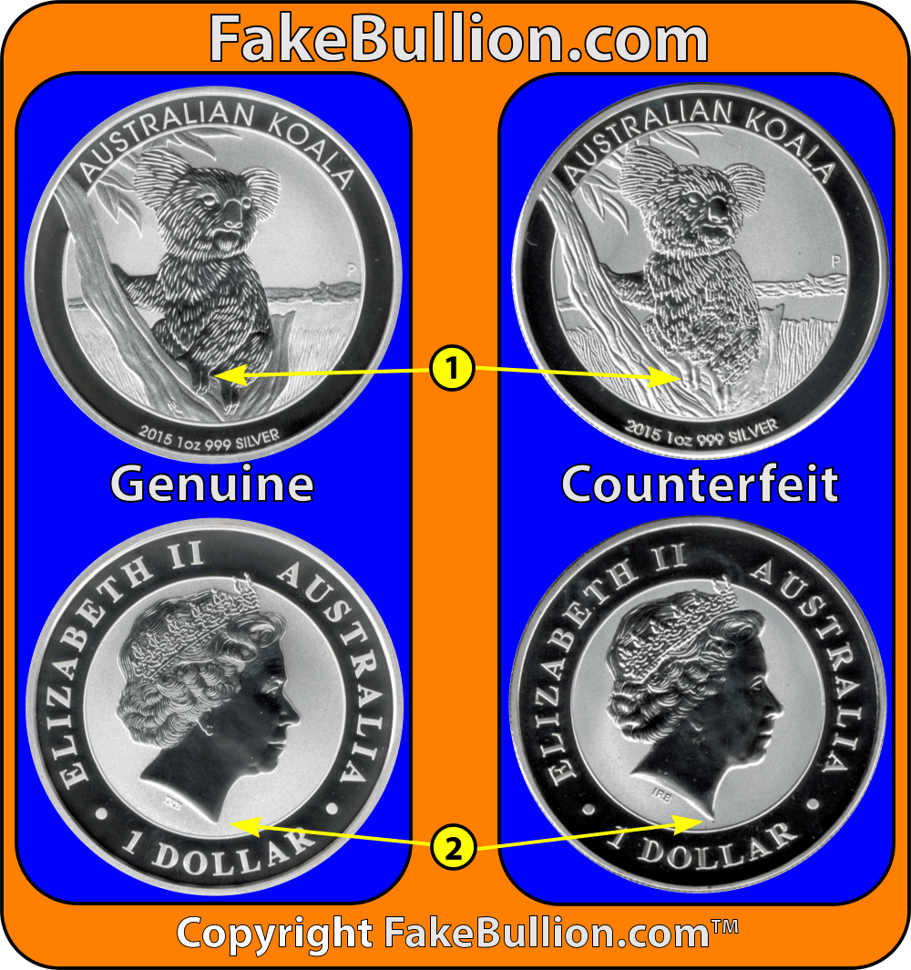 2015 Australian Koala 1 Ounce Silver Coin