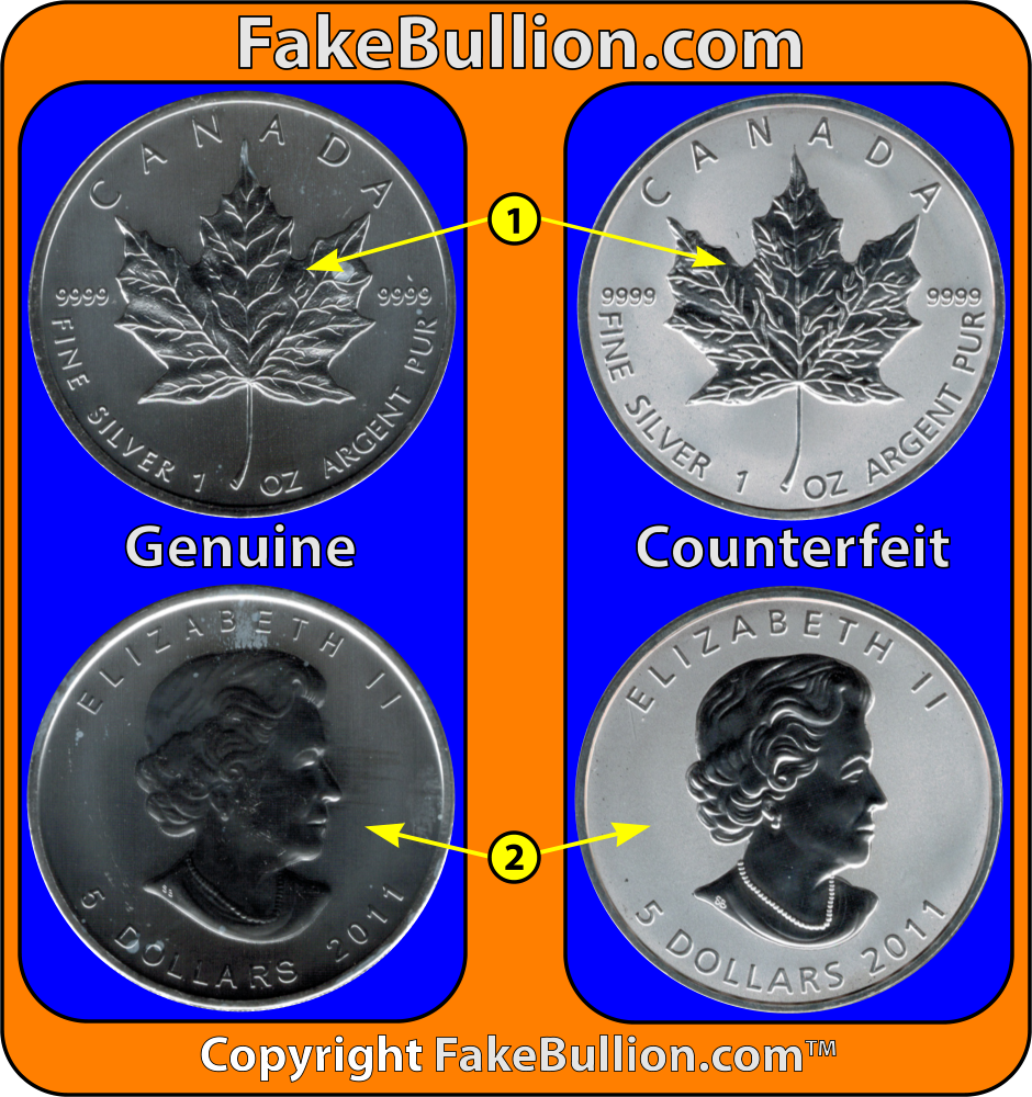 2011 Canadian Silver Maple 1 Ounce Silver Coin